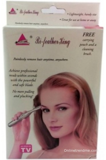 Bi-Feather King EYE BROW TRIMMER SAFE AND EASY HAIR REMOVER BK001 Trimmer For Women(Grey)